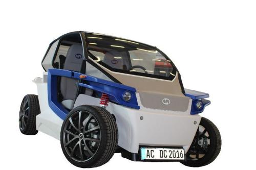 The fully-functional prototype of StreetScooter C16 electric car was developed in just 12 months by replacing traditional automotive manufacturing processes with Stratasys 3D printing throughout the design phase.