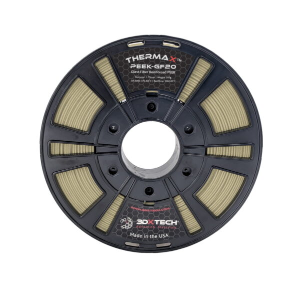 3DXTech - ThermaX PEEK-GF20 (Glass Fiber reinforced) - Natural - 1.75 mm - 0.5kg
