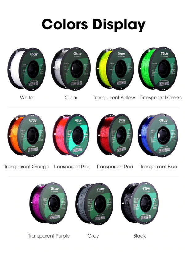 ESUN eTPU 95A Flexible Filament 1.75mm 1kg - Image 6