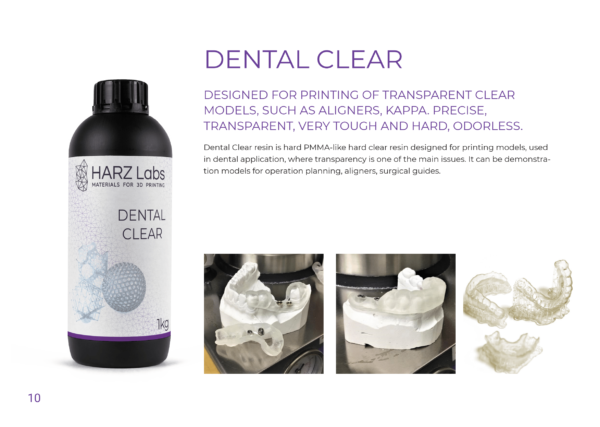 Harz Labs Dental Clear Pro 0.5kg - Image 4