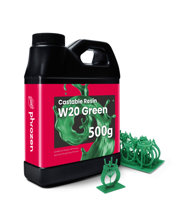 Phrozen Castable Resin W20 Green - Image 2