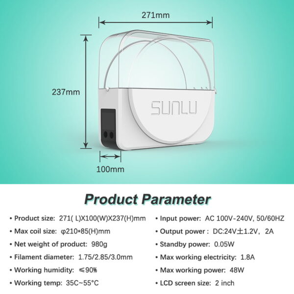 Sunlu FilaDryer S1 Plus - Image 9