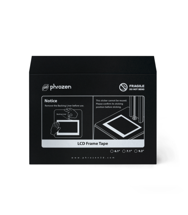 Phrozen LCD Frame Tape 7.1" - Sonic Mini 8K - Image 3