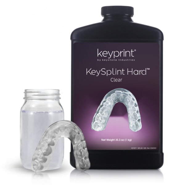 KeyPrint KeySplint Hard Clear 0.5kg