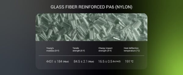 Polymaker Fiberon PA6-GF25 Grey 0.5kg - Image 6