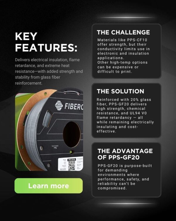 Polymaker Fiberon PPS-GF20 0.5kg - Image 8