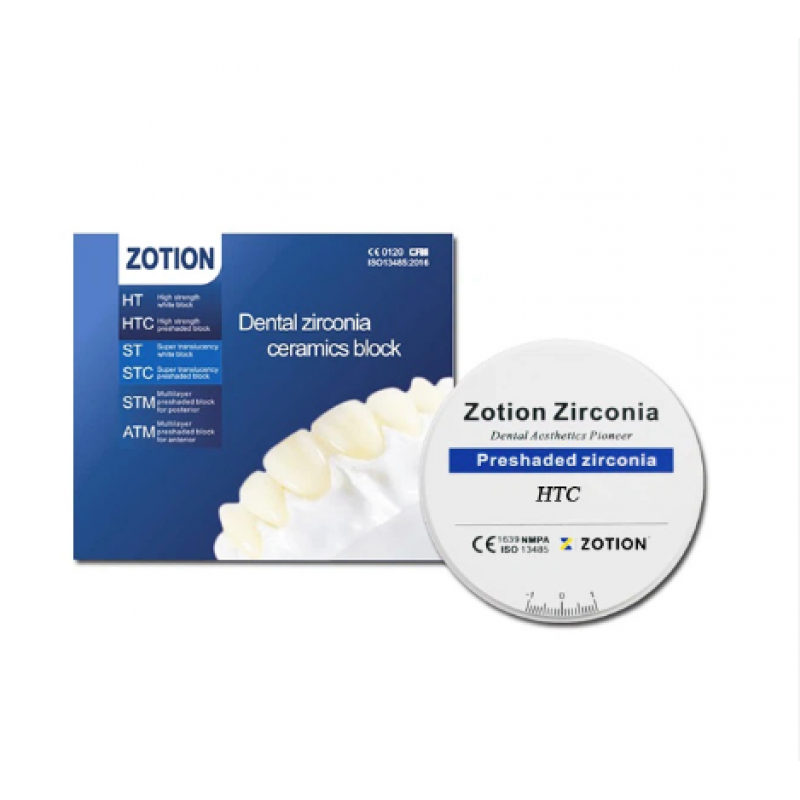 Zotion Open System HTC циркониев диск