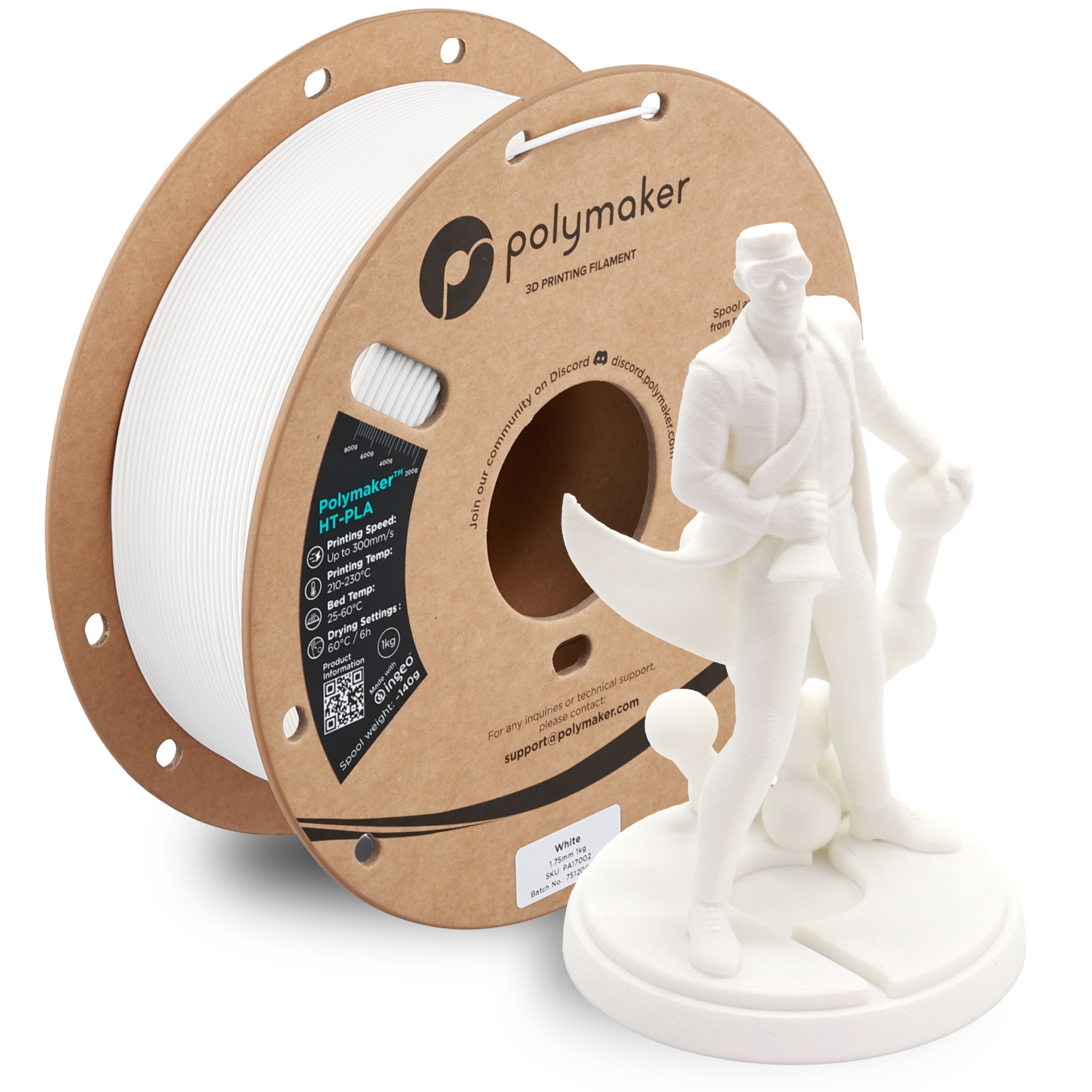 Polymaker HT-PLA-GF White - Image 2